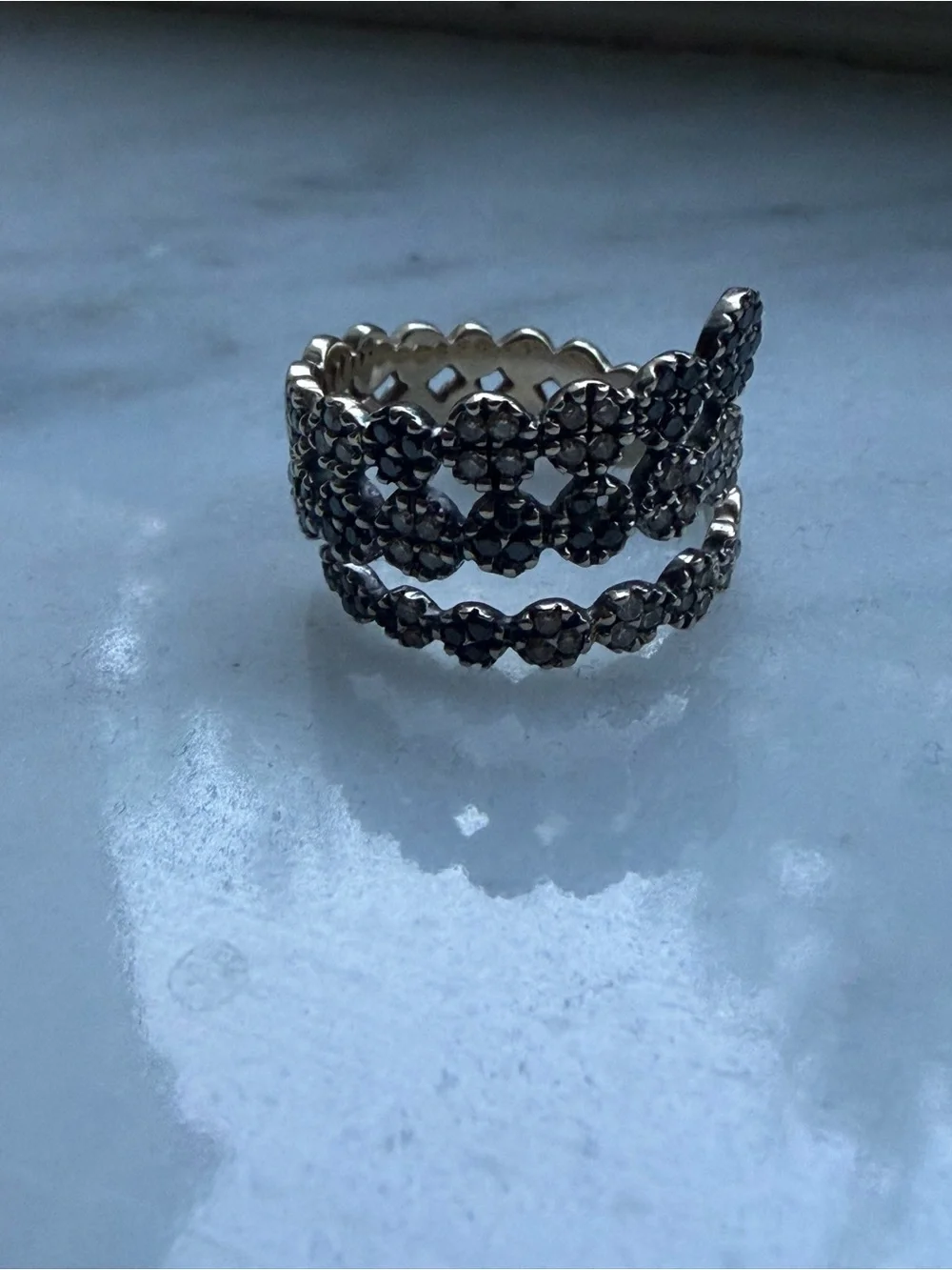 H.Stern Noble and Black Diamond Ring - Rose Gold with Black Diamonds